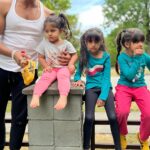 Karanvir Bohra Instagram - What can I say about being a father to these 3 goddesses #saraswati #durga #laxmi Not a moment goes by when I don’t miss a chance to spend time with them, play with them, be part of their silliness and just listen to their non stop talking ❤️❤️❤️ These moments are going to fly away so soon but love and memories will remain forever.. I so love being their dad.. #onitsukatiger #onitsuka ##happyfathersday #fathersdaygifts #dadanddaughter