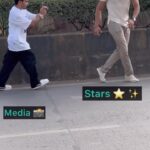 Karanvir Bohra Instagram - This has been the case since the dawn of time 😂 Kabhi main media ke peeche, kabhi media meere peeche…. Dedicating a fun reel to all the media and press ppl 🤗🤗🤗❤️❤️❤️ #chotu tu kamaal hai👍