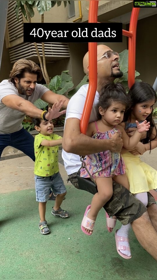 Karanvir Bohra Instagram - 40 year old dad's .... With their battalion