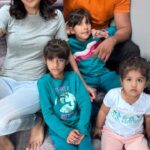 Karanvir Bohra Instagram - On #fathersday I was just reminiscing about when I became a dad and dekhte hi dekhte for a #husband I became a #daddyoftwins to a #daddyofthree Souls come into our lives to learn and to teach us, I think these 3 have come to guide us, coz I’m learning so much from them and why you see my spending as much time as I can with these #teendeviyan 📖🔱💰