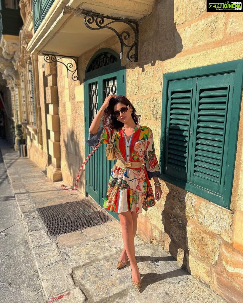 Karishma Sharma Instagram - Journeying towards happiness and finding it in every corner of the world. Wearing @cincinindia @auorstudio Malta, Europe