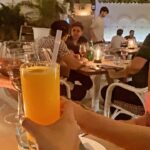 Karishma Sharma Instagram - When you're with your closest friends, there's a level of comfort and familiarity that makes it easy to be yourself and let your guard down. You can laugh, reminisce, and talk about anything and everything without fear of judgment. It's a reminder of the love and support that you have in your life, and the importance of nurturing those relationships. Olive Bar & Kitchen