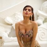 Karishma Sharma Instagram - half saint , half sinner face of an angel , mind of a killer🌬 stylist @rivashion wearing @rockystarofficial jewellery by @mkjewels_india shot by @theclassymonkey makeup by @makeupbykhushivishra hairstylist @arifayadav_makeuougorgeous @allsaintsofficial_ @alistclub