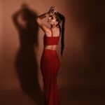 Karishma Sharma Instagram - I could make the party hot ❤️ Shot by @pehelaggarwal Styled by @rivashion Outfit @deme_love_ Earring by @so_fetch_love Makeup @makeupbykhushikhivishra Hair by @arifayadav_makeyougorgeous