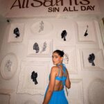 Karishma Sharma Instagram - All Saints: Amazing food and great aesthetics 💙🦋 Thank you @allsaintsofficial_ @alistclub for hosting me ☺️