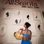 Karishma Sharma Instagram - All Saints: Amazing food and great aesthetics 💙🦋 Thank you @allsaintsofficial_ @alistclub for hosting me ☺️
