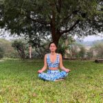 Karishma Sharma Instagram – Spend time with nature and it definitely gives you calmness back.
Walking down the river, watching the beautiful sunset, played some baddie, did some yoga, ate like there’s no tomorrow, made friends. Quite a productive day in itself
Let the nature soak in 🌞🌞
@silvertraq @auorstudio @Karishma Sharma