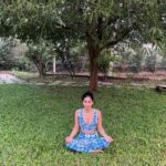 Karishma Sharma Instagram – Spend time with nature and it definitely gives you calmness back. 
Walking down the river, watching the beautiful sunset, played some baddie, did some yoga, ate like there’s no tomorrow, made friends. Quite a productive day in itself 
 
Let the nature soak in 🌞🌞

@silvertraq @auorstudio @⁨Karishma Sharma⁩
