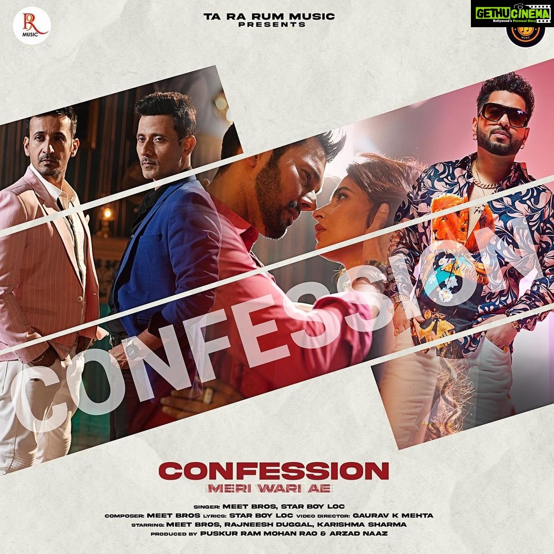 Karishma Sharma Instagram - Ta Ra Rum Music Presents Meet Bro's Confession. @meet_bros_manmeet @harmeet_meetbros @rajnieshduggall @tararummusiclabel @filmjunkiesarnaaz @bharatmharpalani #tararummusic #R9music #puskurrammohanrao