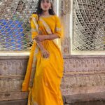 Karishma Sharma Instagram - I have this new love for Indian outfits. This one I wore on Mahashivratri 🕉 Outfit by @mahicalcutta