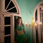 Karishma Sharma Instagram - Feeling like a Latina Mermaid 🧜‍♀️ in this green outfit 🥵 @themeshstore.co Butterfly bag by @kainiche_by_mehak