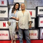 Karishma Tanna Instagram - "Dear Team, I wanted to take a moment to express my heartfelt gratitude to each and every one of you for your exceptional dedication and hard work on our recently released show. #scoop .It has been an incredible journey, and I am immensely proud of what we have accomplished together. To my director, @hansalmehta thank you for your unwavering guidance, creative vision, and belief in me. You pushed me to explore new depths and challenged me to bring my best performance to the screen. Your expertise and leadership have been invaluable. Thank you @mrunmayeelagoo for creating a world wher I could live in and make my own❤️🙏 Thanku @netflix_in for showing confidence in me🥰❤️ To my producer, @matchboxshots @saritagpatil #sanjaysir thank you for your relentless efforts in bringing this project to life. I am grateful for the opportunities you have provided and the faith you have placed in me. To the entire team, my fellow actors, from the talented cast to the hardworking crew, your collective contributions have been nothing short of extraordinary. Each one of you has brought your unique skills and passion to this production, and it has truly been an honor to collaborate with such a dedicated and talented group of individuals. I want to express my deepest appreciation for your professionalism, teamwork, and the positive energy that filled our set every. I am forever grateful to have had the opportunity to work with such an incredible team. A special shout-out to @jignavora21 . I have no words to express. Thanku for believing in me and letting me be the one to portray ur life in the show. And last but not the least my very dear friend and an ace casting director @castingchhabra for giving me a role of a lifetime❤️🙏 With heartfelt gratitude, Jagruti Pathak. Karishma Tanna ❤️❤️