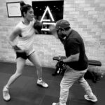 Karishma Tanna Instagram - Attempting boxing after 2 years almost .. cartilage rupture, wrist sprain , made me leave agility workouts, but here I am, the key to life is resilience,we will always be knocked down, it’s the getting up that counts 👍