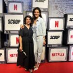 Karishma Tanna Instagram - "Dear Team, I wanted to take a moment to express my heartfelt gratitude to each and every one of you for your exceptional dedication and hard work on our recently released show. #scoop .It has been an incredible journey, and I am immensely proud of what we have accomplished together. To my director, @hansalmehta thank you for your unwavering guidance, creative vision, and belief in me. You pushed me to explore new depths and challenged me to bring my best performance to the screen. Your expertise and leadership have been invaluable. Thank you @mrunmayeelagoo for creating a world wher I could live in and make my own❤️🙏 Thanku @netflix_in for showing confidence in me🥰❤️ To my producer, @matchboxshots @saritagpatil #sanjaysir thank you for your relentless efforts in bringing this project to life. I am grateful for the opportunities you have provided and the faith you have placed in me. To the entire team, my fellow actors, from the talented cast to the hardworking crew, your collective contributions have been nothing short of extraordinary. Each one of you has brought your unique skills and passion to this production, and it has truly been an honor to collaborate with such a dedicated and talented group of individuals. I want to express my deepest appreciation for your professionalism, teamwork, and the positive energy that filled our set every. I am forever grateful to have had the opportunity to work with such an incredible team. A special shout-out to @jignavora21 . I have no words to express. Thanku for believing in me and letting me be the one to portray ur life in the show. And last but not the least my very dear friend and an ace casting director @castingchhabra for giving me a role of a lifetime❤️🙏 With heartfelt gratitude, Jagruti Pathak. Karishma Tanna ❤️❤️