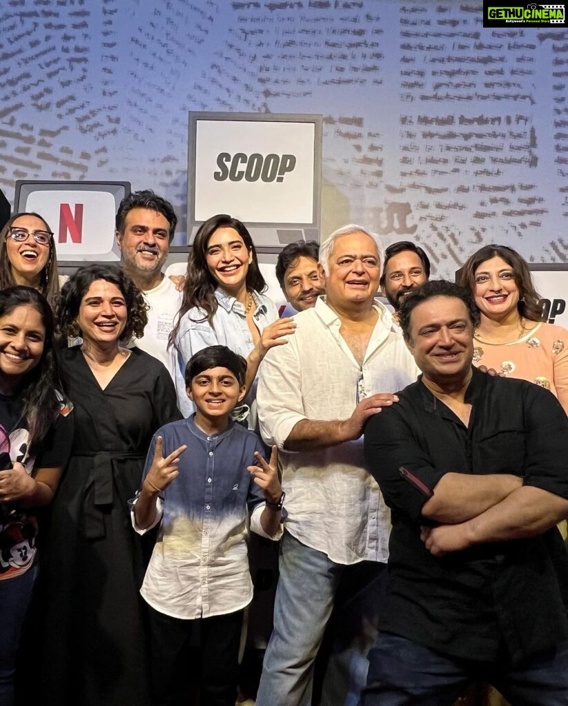 Karishma Tanna Instagram - "Dear Team, I wanted to take a moment to express my heartfelt gratitude to each and every one of you for your exceptional dedication and hard work on our recently released show. #scoop .It has been an incredible journey, and I am immensely proud of what we have accomplished together. To my director, @hansalmehta thank you for your unwavering guidance, creative vision, and belief in me. You pushed me to explore new depths and challenged me to bring my best performance to the screen. Your expertise and leadership have been invaluable. Thank you @mrunmayeelagoo for creating a world wher I could live in and make my own❤️🙏 Thanku @netflix_in for showing confidence in me🥰❤️ To my producer, @matchboxshots @saritagpatil #sanjaysir thank you for your relentless efforts in bringing this project to life. I am grateful for the opportunities you have provided and the faith you have placed in me. To the entire team, my fellow actors, from the talented cast to the hardworking crew, your collective contributions have been nothing short of extraordinary. Each one of you has brought your unique skills and passion to this production, and it has truly been an honor to collaborate with such a dedicated and talented group of individuals. I want to express my deepest appreciation for your professionalism, teamwork, and the positive energy that filled our set every. I am forever grateful to have had the opportunity to work with such an incredible team. A special shout-out to @jignavora21 . I have no words to express. Thanku for believing in me and letting me be the one to portray ur life in the show. And last but not the least my very dear friend and an ace casting director @castingchhabra for giving me a role of a lifetime❤️🙏 With heartfelt gratitude, Jagruti Pathak. Karishma Tanna ❤️❤️