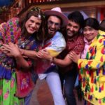 Kashmera Shah Instagram - What a brilliant moment. Can’t wait to see the Uber talented @ranveersingh in his new role as #jayeshbhaijordaar I loved the trailer and it’s definitely a first day first show for me. Guys watch this brilliant episode only on @tksshowofficial @sonytvofficial @krushna30 @kapilsharma @kikusharda @archanapuransingh