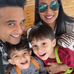 Kashmera Shah Instagram - Happy Father’s Day We miss you here Daddy @krushna30 #chikupiku #rayaanksharma #krishaangksharma #kashmerashah #kashmirashah #kash #daddyslove #daddyslittleboys