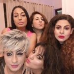 Kashmera Shah Instagram - The gorgeous girls of the bachelorette party @tannazirani_ @rohitkverma @munishakhatwani @saraarfeenkhan