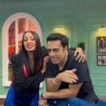 Kashmera Shah Instagram - Second part of the #bts with the effervescent @rohitkverma and the funny @krushna30 @im_vishalvishu @subuhijoshi_essjay @vankush_arora shot by @iam_kunalverma #biggbuzz #biggbuzzonvoot #biggbuzzwithkrushnaandfamily #kashmerashah #kashmirashah