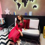 Kaveri Priyam Instagram – Cause it’s my favourite time of the year ❤️❤️❤️

Outfit @theluxemaisonofficial. 
  @sunoh.studio
  @tlmconsultancy