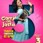 Kavita Kaushik Instagram - Can't wait for you all to see the trailer of this hilarious crazy ride of a film ! #Carryonjatta3 #carryonjatta3 in cinemas on 29th June 2023! Trailer out at 6pm tomorrow 😇❤️ Carry on jatta 3 Trailer Releasing on 30th May At 6PM 🔥🤩 #Carryonjatta3 in cinemas on 29th June 2023 🙏 @gippygrewal @binnudhillons @sonambajwa @jaswinderbhalla @smeepkang @nareshkathooria @karamjitanmol @ghuggigurpreet @iamshindagrewal_ @bpraak @jaani777 @jatindershah10 @ikavitakaushik @officialnasirchinyoti @harbysangha @bnsharma_official @officialrupinder_rupi @ravneetgrewalofficial @humblemotionpictures @carryonjattamovie @maneeshbhattofficial @amardeepsgrewal @amneetkgrewal @mannatc @eastsunshineproductions @bhana_l.a @vinodaswal13 @hardeepdullat13 @mehtaman_ @romaana44 @munishomjee @omjeegroupofficial @arvindchoreographer @rohitdhimaneditor