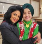 Kavita Kaushik Instagram - Favorite baby boy, favorite co actor, best companion on set @iamshindagrewal_ 🐵❤ btw i still say Wolvarine will be better than Deadpool when they collab ! Ha ha ha !!