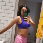 Kavita Kaushik Instagram - 20 days Transformation (i got lazy and enjoying the Goa life a bit too much, also got addicted to colas n limcas and desserts , always a bad idea for someone who loves abs) ! Still some chiseling to be done but not bad with NO DIET, Only healthy n seasonal local grown home food and one hour of KK style yoga ! Real body Real Goals ! Now that's the yogic life I can live with ! Who says Social media is all about showing the best , here you can see the bad to good ! #ThodiAyyashiThodaDiscipline #yogasehoga