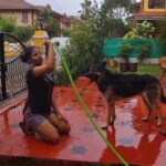 Kavita Kaushik Instagram - Cos we are Hot AF ! #wolf #mypack #myson #mychild #myhome #myheart