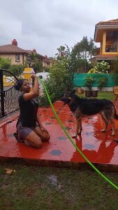 Kavita Kaushik Instagram - Cos we are Hot AF ! #wolf #mypack #myson #mychild #myhome #myheart