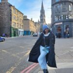 Kavita Kaushik Instagram - Somewhere in an English town between Alpacas and Scones 🦙🧁😇 #edinburgh #scottishhighlands #edinburghcity #britain #gorgeous #english #architecture #food #people #yogaeverywhere #yogaposes Scotland, United Kingdom