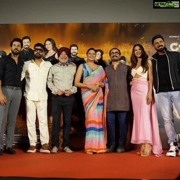 Kavita Kaushik Instagram - Some Amazing captures of an awesome evening, Carry on jatta 3 trailer launch , followed by a musical night hosted by Aamir Sir ! So blessed to be in such perfectionist n esteemed company π so grateful for all your love on the trailer π So excited for you all to watch the film on 29th June 2023 in theaters with your friends n family n enjoy this Maha entertaining ride #carryonjatta3 #Carryonjatta3 #cinemas #movies #popcorn #entertainment #stars #aamirkhan #gippygrewal @carryonjattamovie @humblemotionpictures @gippygrewal @sonambajwa @ghuggigurpreet @binnudhillons @kapilsharma @smeepkang @jaswinderbhalla