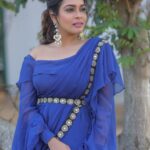 Keerthi shanthanu Instagram – 🧿
Draped saree : @_.rubeenavogueofficial._ @rubyafroz80 
Earrings : @mspinkpantherjewel 
📸 : @storiesbysidhu

@zeetamizh #superjodi #realityshow