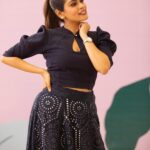 Keerthi shanthanu Instagram – Hey hiii🪁
from #soppanasundari audio launch!
Outfit : @zol_studio @subikanifabint 
Clicked by @jeevakaranphotography