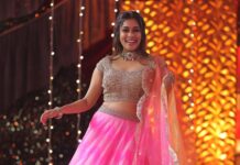 Keerthi shanthanu Instagram - 💖 Jewellery @jcsjewelcreations 💖 Ready for #Superjodi on @zeetamizh every sunday 6.30pm ✨ Do watch & give ur feedback ! #pink #candypink