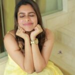 Keerthi shanthanu Instagram – ✨Butterscotch✨

Outfit : @poornimas_store ✨
Thank you for the lovely clicks guys @evidencemaker @karthikakphotography 

#yellow #yellove