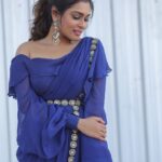 Keerthi shanthanu Instagram – 🧿
Draped saree : @_.rubeenavogueofficial._ @rubyafroz80 
Earrings : @mspinkpantherjewel 
📸 : @storiesbysidhu

@zeetamizh #superjodi #realityshow