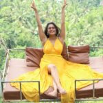 Keerthi shanthanu Instagram – Yellowloveeee💛All the way from Bali💛

This was a beautiful experience @gtholidays.in 💛 #baliswing 

#yellow #bleedyellow #yellowlove 
 #csk #bali