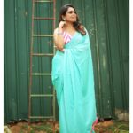 Keerthi shanthanu Instagram – 🩵🩷
Got ready for #superjodi @zeetamizh every sunday 6.30pm .
With my anbarey @rjvijayofficial 🩵

Makeup & styling  by Meee😉
Saree & blouse : @_.rubeenavogueofficial._ @rubyafroz80 
Beautiful jewellery: @jcsjewelcreations 
Photography : @haritha_aruna 
Hairdo : @vama_moirangthem