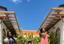 Keerthi shanthanu Instagram - When you go on a vacation with ur sisters and U can finally be your Weird true selves 🥴🤪🥳 @mahuvnish @gayathriraguramm @sulujeeva @gtholidays.in Thankooo🤩 #morningmadness #sisters #besttime #vacay #bali