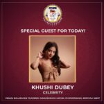 Khushi Dubey Instagram - Meet our Special Guest For Day 8 @_khushidubey_ Khushi Dubey plays the female lead Chikki in Disney+ Hotstar’s Aashiqana. She has also been party of films and many TV shows in the past. The show is loved by audiences and is amongst the highest viewership. #SpecialGuest #RangRaasNavratri2022 #Navratri2022 #NavratriNights #GarbaNights #PreetyPinky #Trending #Gujararti