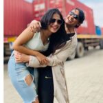 Khushi Dubey Instagram - Too lit to quit clicking crazy picsss hahahh😏😏😂😂😂 Thankyouu for always making my dayy sooooo much better @gulenaghmakhan ❤️ . . . . #khushidubey #gulkhan #crazy #moments #memories #cute #smile #love #pics #photooftheday #vibe #duo #happy #fun #Aashiqanas2 #sets #onlocation Navi Mumbai