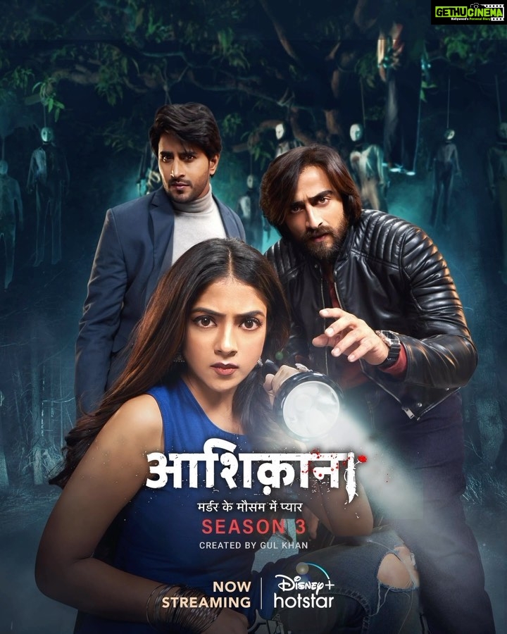 Khushi Dubey Instagram - Aashiqana ka naya pehalu khulega, murder ka mausam wapis aa gaya hai. Episode 1 of #AashiqanaS3 Now Streaming only on @DisneyPlusHotstar !! . . #Aashiqana3OnHotstar #aashiqana #yakki #zayshi #chikki #chikkisharma #yash #acpyash #romance #thrill #suspense #drama #poster #khushidubey #zaynibadkhan #anuragvyas #love