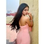 Khushi Dubey Instagram - Ninety nine percent an angel, But ohh that one percent….😌♥️ . . . #khushidubey #khushians #pink #baby #bodycon #love #breeze #style #fashion #beauty #picoftheday Seventh Heaven
