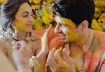 Kiara Advani Instagram - Happy Holi from me and my love to you and yours💛💜❤️💙💚