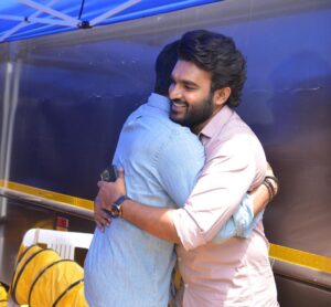 Kiran Abbavaram Instagram - Anna ❤️.. Charan anna ❤️❤️ Most lovable person 🤗 Waiting 🔥🔥 #Ramcharan #Meter #MeterOnApril7th