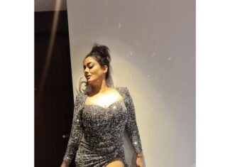 Kiran Rathod Instagram - A Night Full Of Stars 🌟 🤩 ✨️ 💛 💖 #filmfare #filmfaresouth #parlefilmfareawardssouth #filmfareawards2022 Bangalore, India