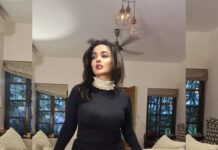 Kiran Rathod Instagram - 🖤 . . . . . . . . . . . . . . . . . . . . . #instagood #instamood #instapic #black #blackoutfit #lookoftheday #picoftheday #moodoftheday #lookoftheday #looks #beautiful #kiranrathod #kiranrathore #happiness #bollywood #hollywood #actorslife #workismypassion