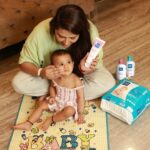 Kratika Sengar Instagram - Introducing my tiny tot to the world of pure comfort and care! Thanks to Mee Mee, our babycare routine just got an amazing upgrade. From their gentle lotion to nourishing oil and super-absorbent diapers, every product is truly a game-changer! Trust me, moms and dads, these products are total lifesavers for a happy and healthy skin of your baby boo!