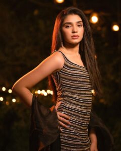 Krithi Shetty Instagram - Black outfits >>> 🖤🖤 • • Loved this Outfit by @couturebyniharika ✨ Jewelry- @lovisajewellery Styled by - @ashwin_ash1 & @hassankhan_3 Shot by - @hemanth_kumanan H & M - @venkymakeupstudio @chaks_makeup