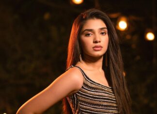 Krithi Shetty Instagram - Black outfits >>> 🖤🖤 • • Loved this Outfit by @couturebyniharika ✨ Jewelry- @lovisajewellery Styled by - @ashwin_ash1 & @hassankhan_3 Shot by - @hemanth_kumanan H & M - @venkymakeupstudio @chaks_makeup